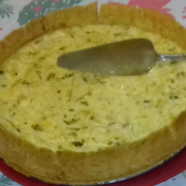 Quiche de Alho Por Grande